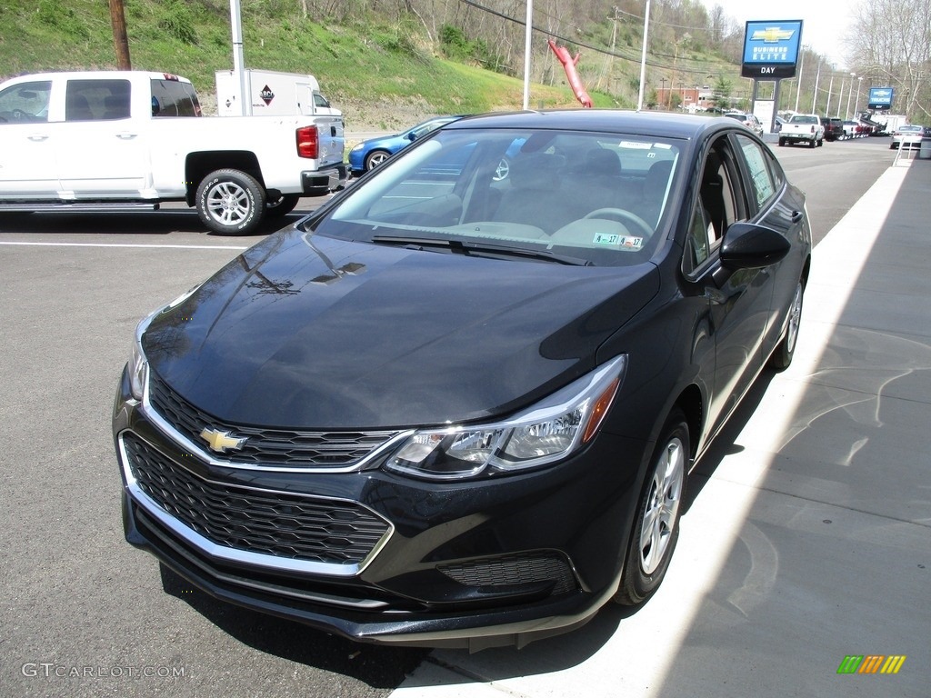 2016 Cruze LS Sedan - Mosaic Black Metallic / Jet Black photo #7