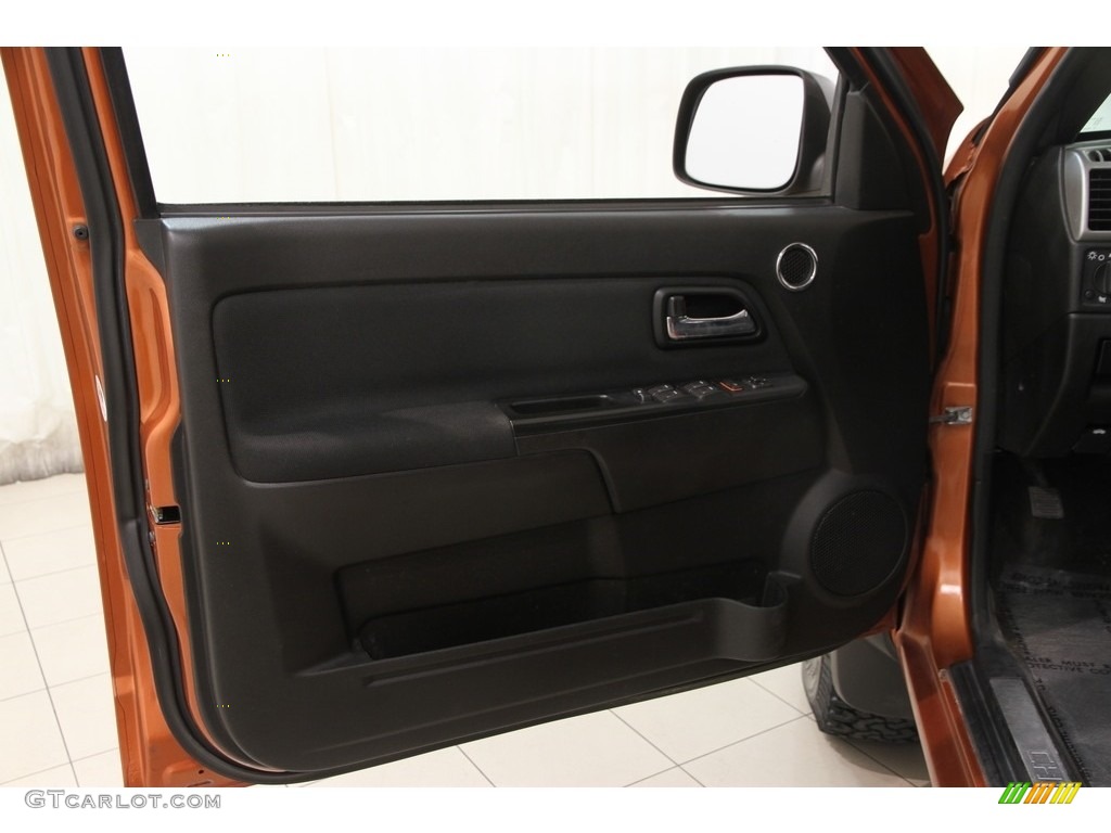 2007 Colorado LT Crew Cab 4x4 - Sunburst Orange Metallic / Very Dark Pewter photo #4