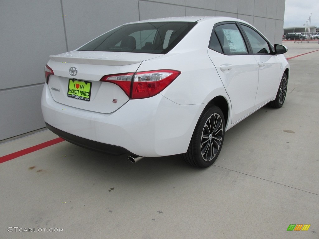 2016 Corolla S Plus - Super White / Black photo #4