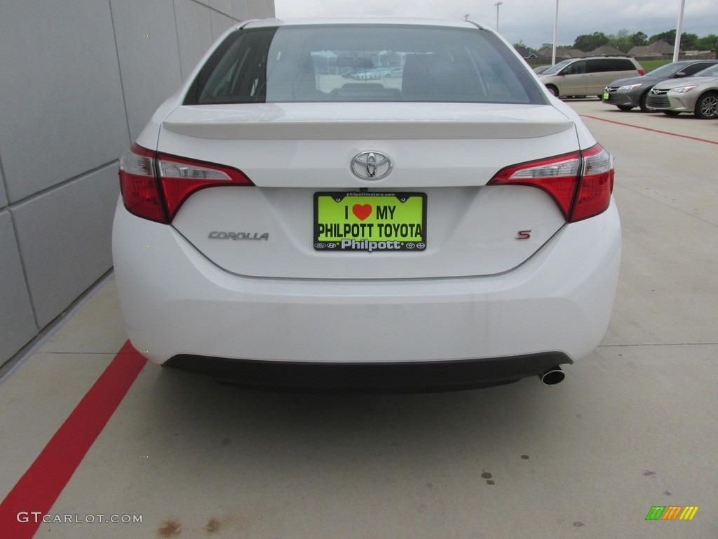2016 Corolla S Plus - Super White / Black photo #5