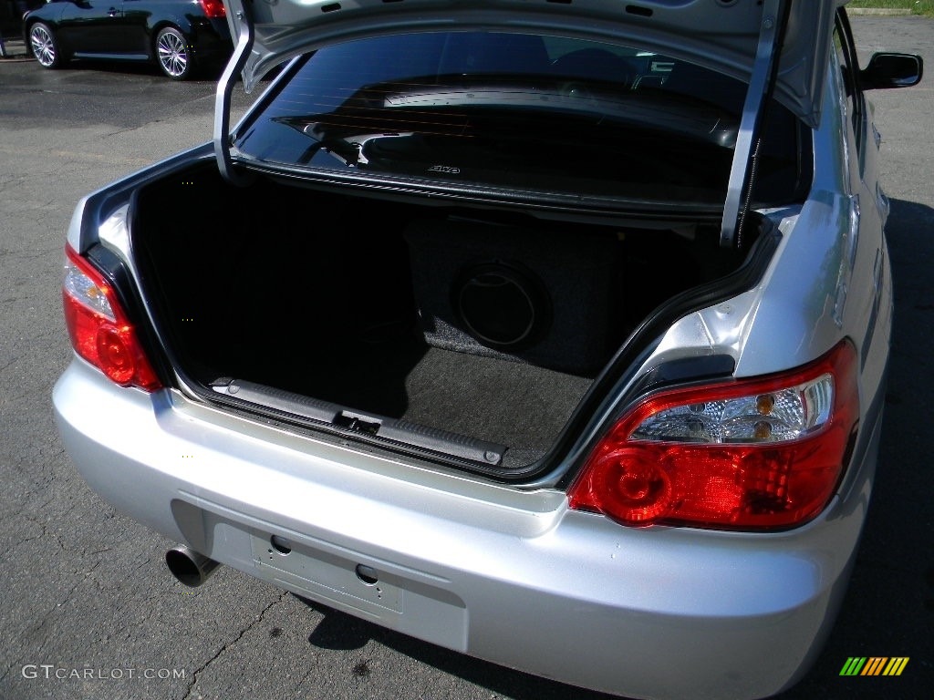 2004 Impreza WRX STi - Platinum Silver Metallic / Blue Ecsaine/Black photo #21