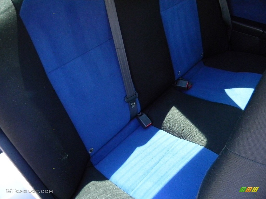 2004 Impreza WRX STi - Platinum Silver Metallic / Blue Ecsaine/Black photo #24