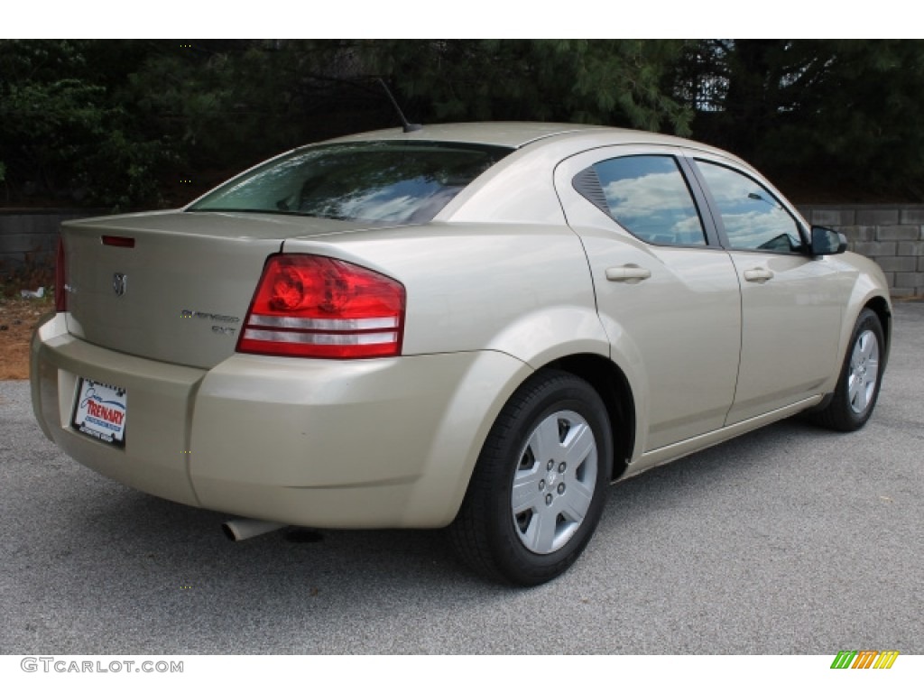 2010 Avenger SXT - White Gold / Dark Slate Gray photo #3