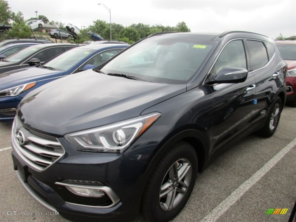 Marlin Blue 2017 Hyundai Santa Fe Sport FWD Exterior Photo #112551838