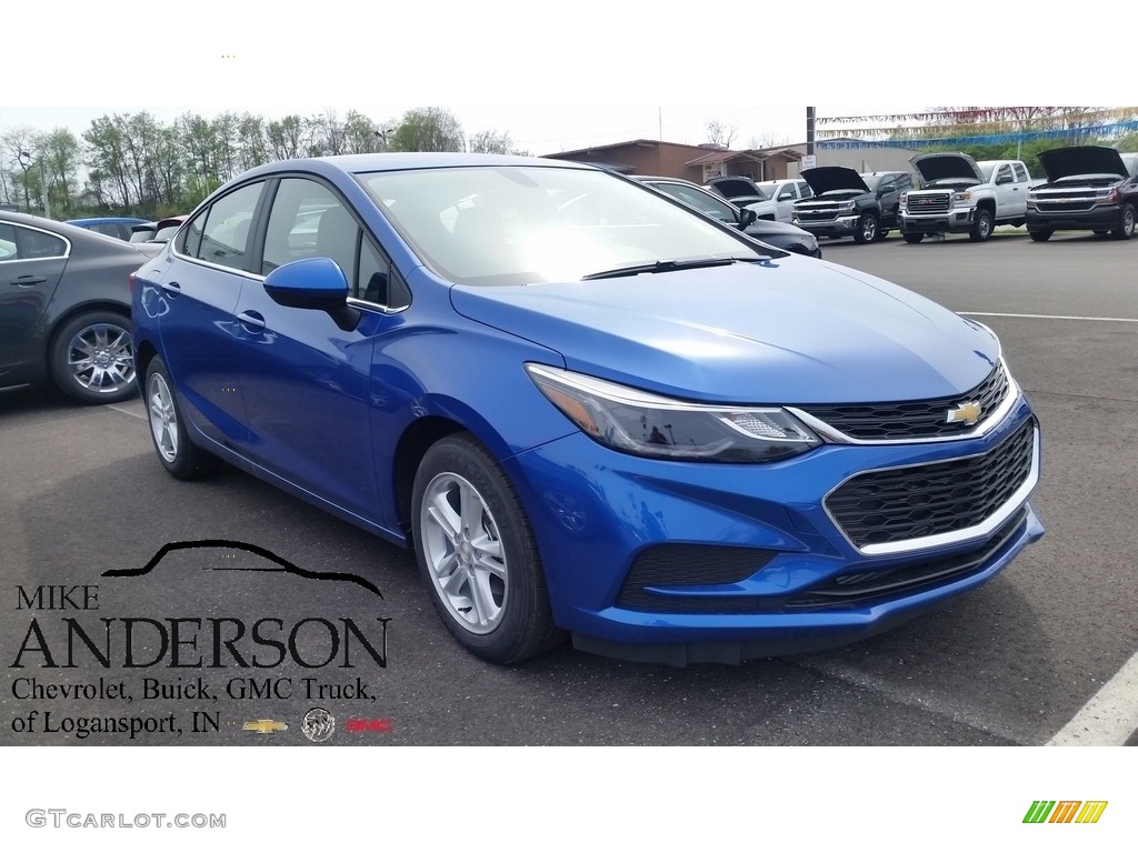 2016 Cruze LT Sedan - Kinetic Blue Metallic / Jet Black photo #1