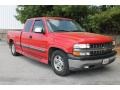 1999 Victory Red Chevrolet Silverado 1500 LS Extended Cab  photo #2