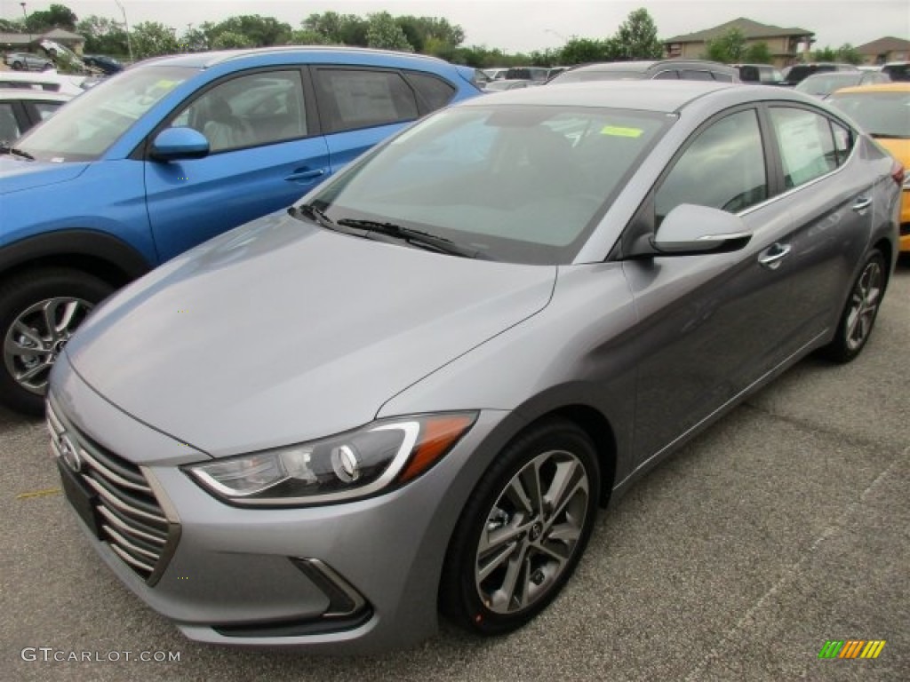 2017 Elantra Limited - Gray / Black photo #2