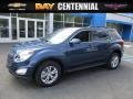 2016 Patriot Blue Metallic Chevrolet Equinox LT AWD  photo #1