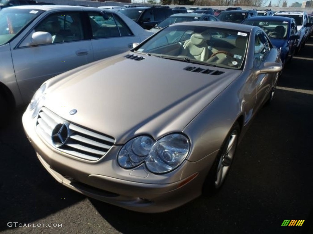 2004 SL 500 Roadster - Desert Silver Metallic / Ash photo #1