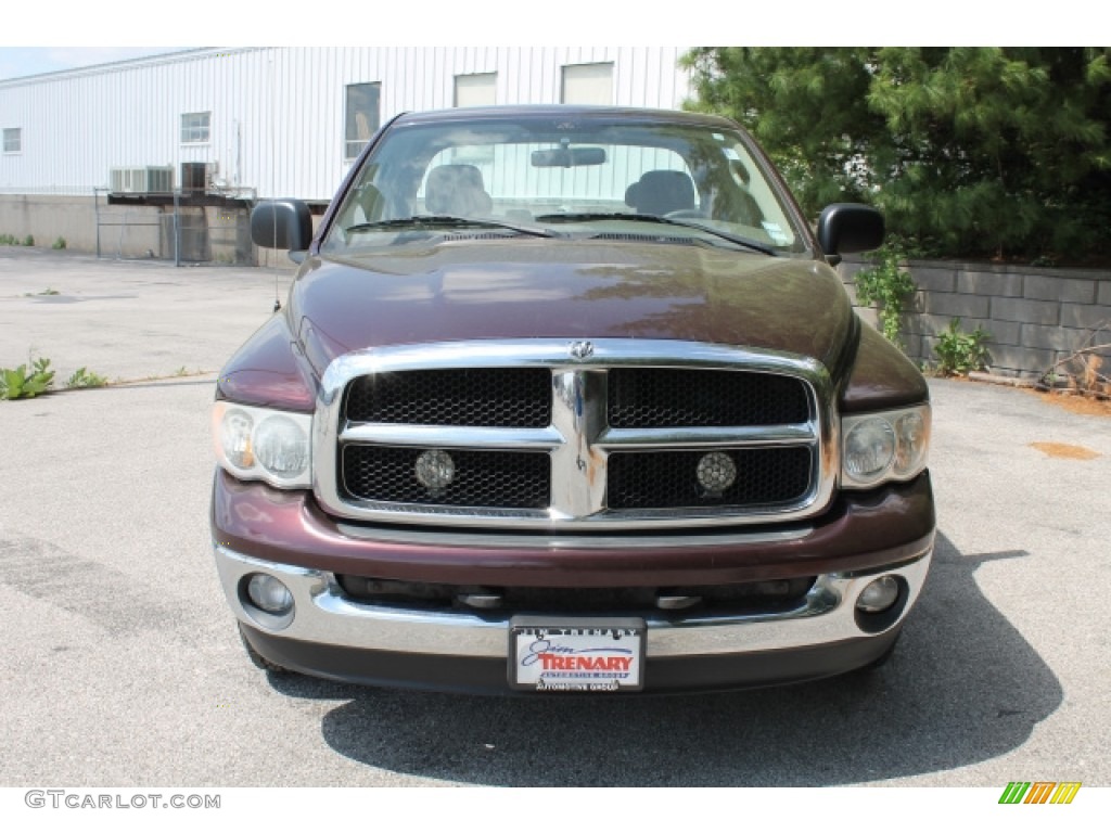 2004 Ram 1500 SLT Quad Cab - Deep Molten Red Pearl / Dark Slate Gray photo #7