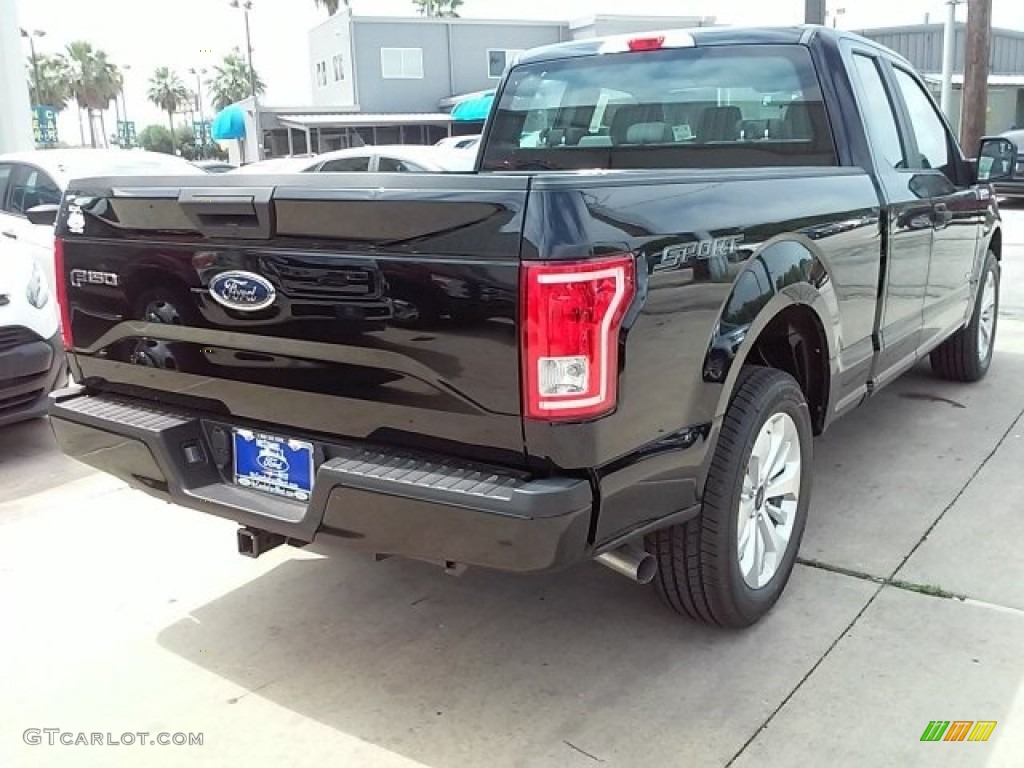 2016 F150 XL SuperCab - Shadow Black / Medium Earth Gray photo #6