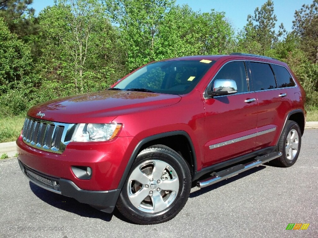 Deep Cherry Red Crystal Pearl 2013 Jeep Grand Cherokee Limited Exterior Photo #112558252