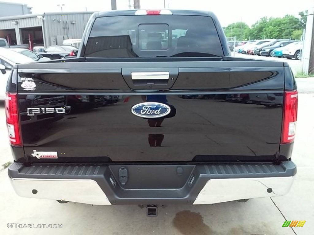 2016 F150 XLT SuperCrew - Shadow Black / Medium Earth Gray photo #6