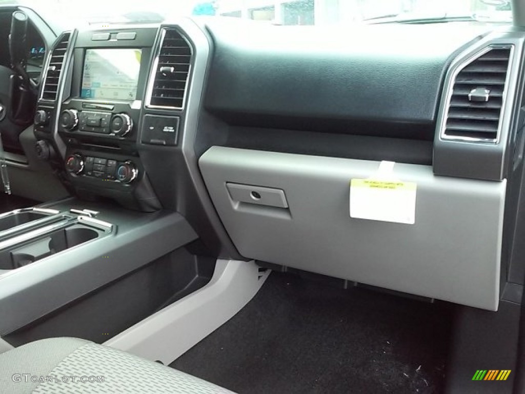 2016 F150 XLT SuperCrew - Shadow Black / Medium Earth Gray photo #14