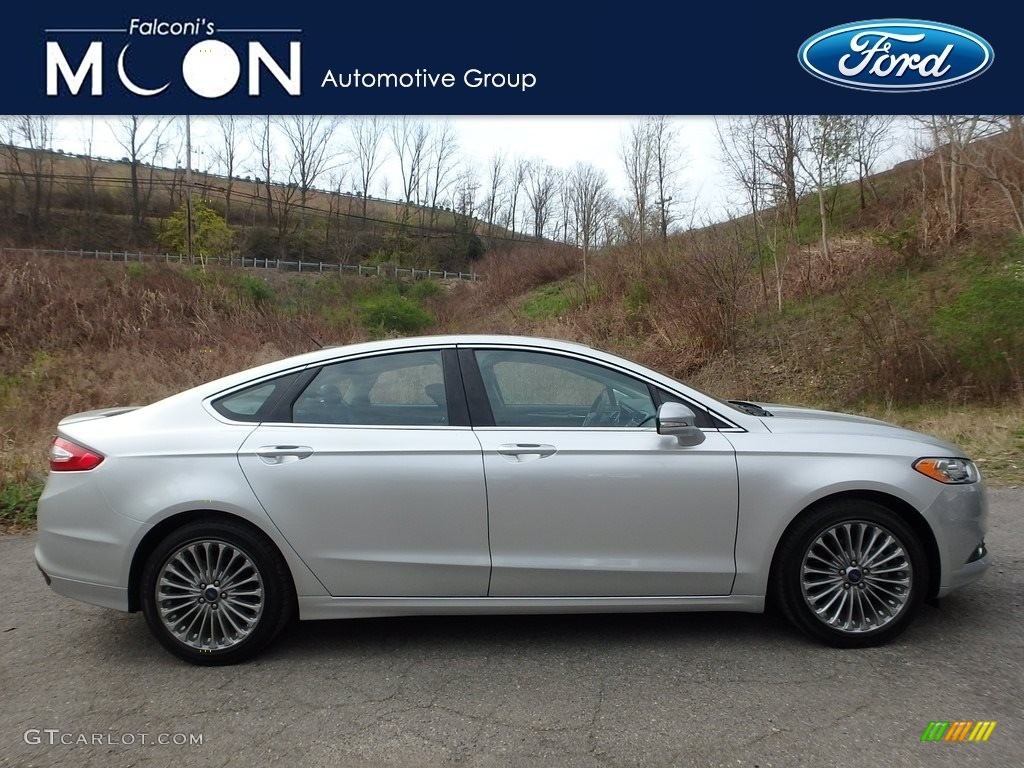 2013 Fusion Titanium AWD - Ingot Silver Metallic / Charcoal Black photo #1