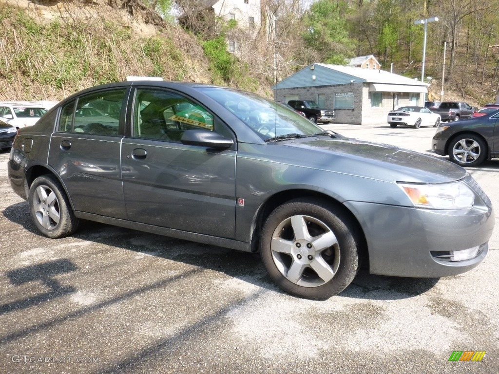 2007 ION 3 Sedan - Storm Gray / Gray photo #1