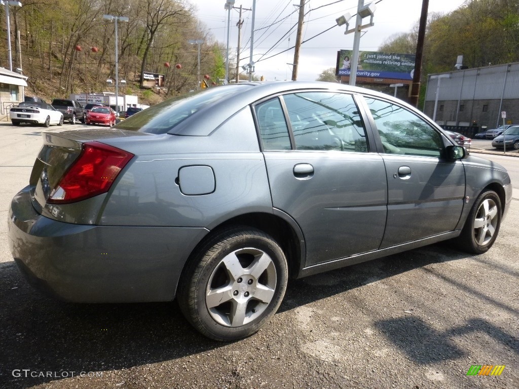 2007 ION 3 Sedan - Storm Gray / Gray photo #5