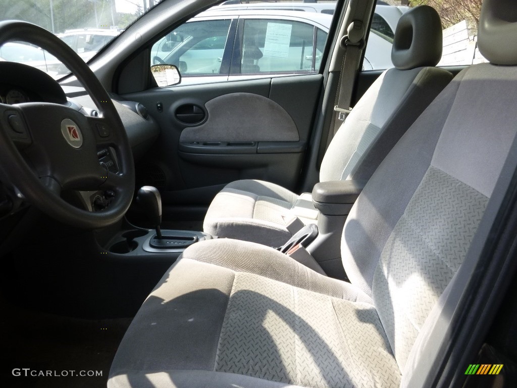 2007 ION 3 Sedan - Storm Gray / Gray photo #14