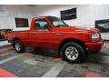 2000 Bright Red Ford Ranger XLT Regular Cab  photo #6