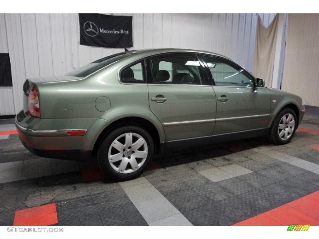 2003 Passat GLX Sedan - Fresco Green Metallic / Black photo #7