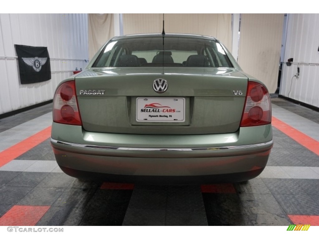 2003 Passat GLX Sedan - Fresco Green Metallic / Black photo #9