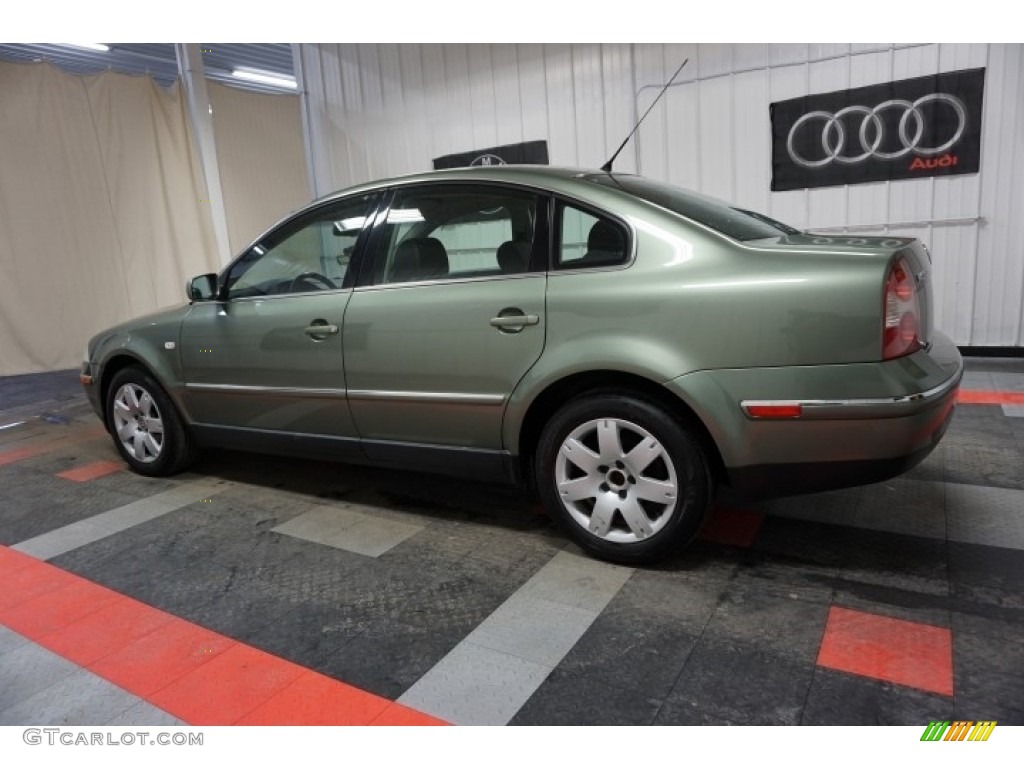 2003 Passat GLX Sedan - Fresco Green Metallic / Black photo #11