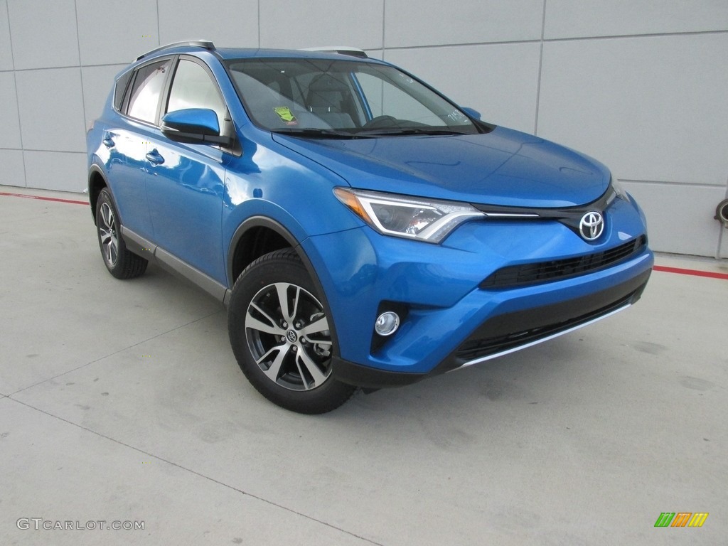 2016 RAV4 XLE - Electric Storm Blue / Ash photo #2