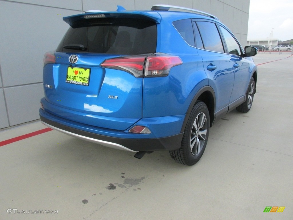 2016 RAV4 XLE - Electric Storm Blue / Ash photo #4