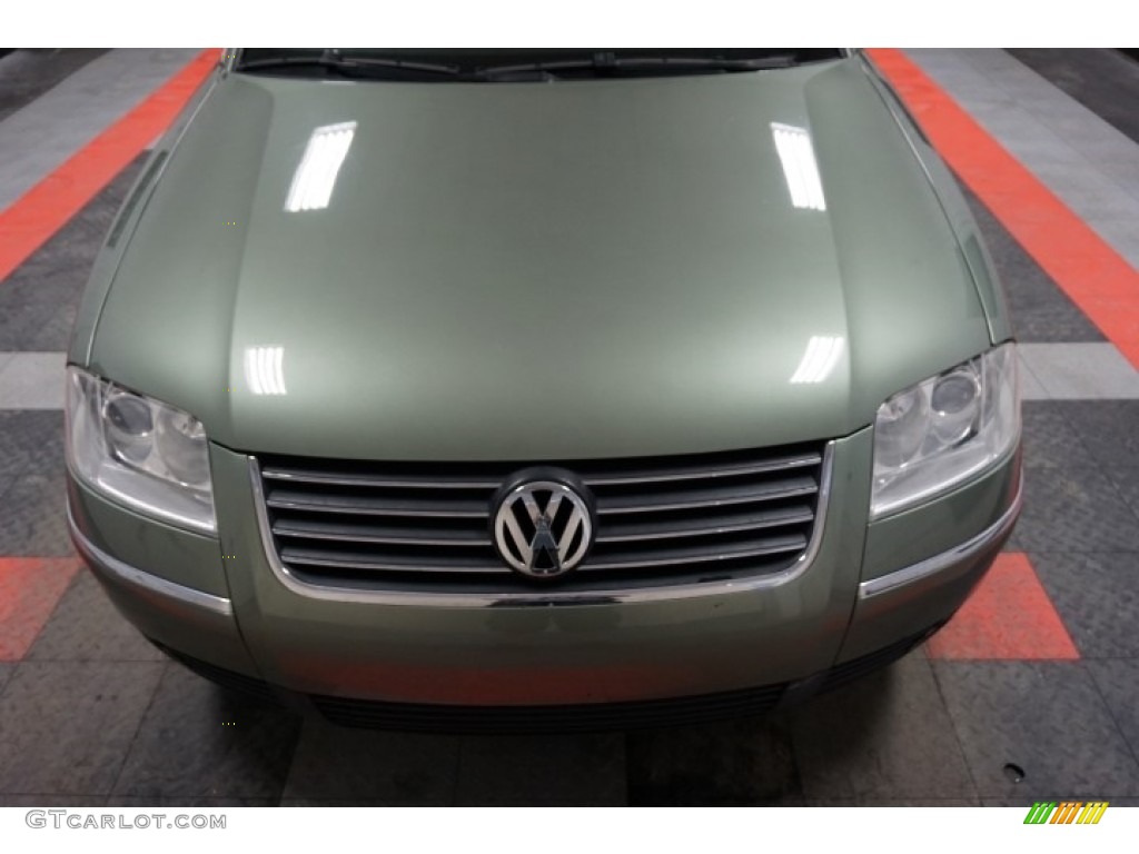 2003 Passat GLX Sedan - Fresco Green Metallic / Black photo #51
