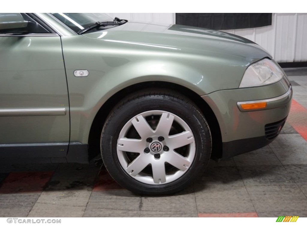 2003 Passat GLX Sedan - Fresco Green Metallic / Black photo #52