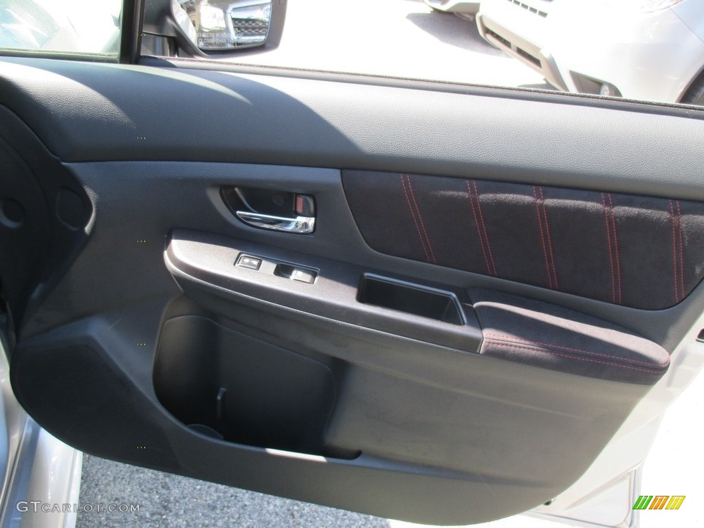 2016 Subaru WRX STI Carbon Black Door Panel Photo #112572406