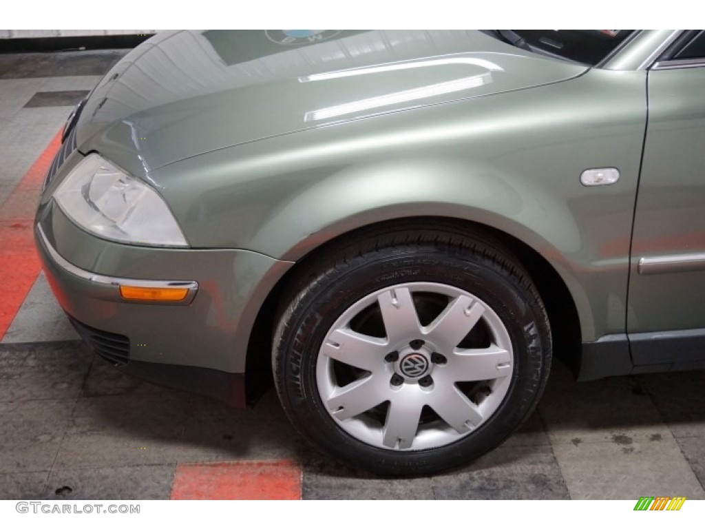 2003 Passat GLX Sedan - Fresco Green Metallic / Black photo #74