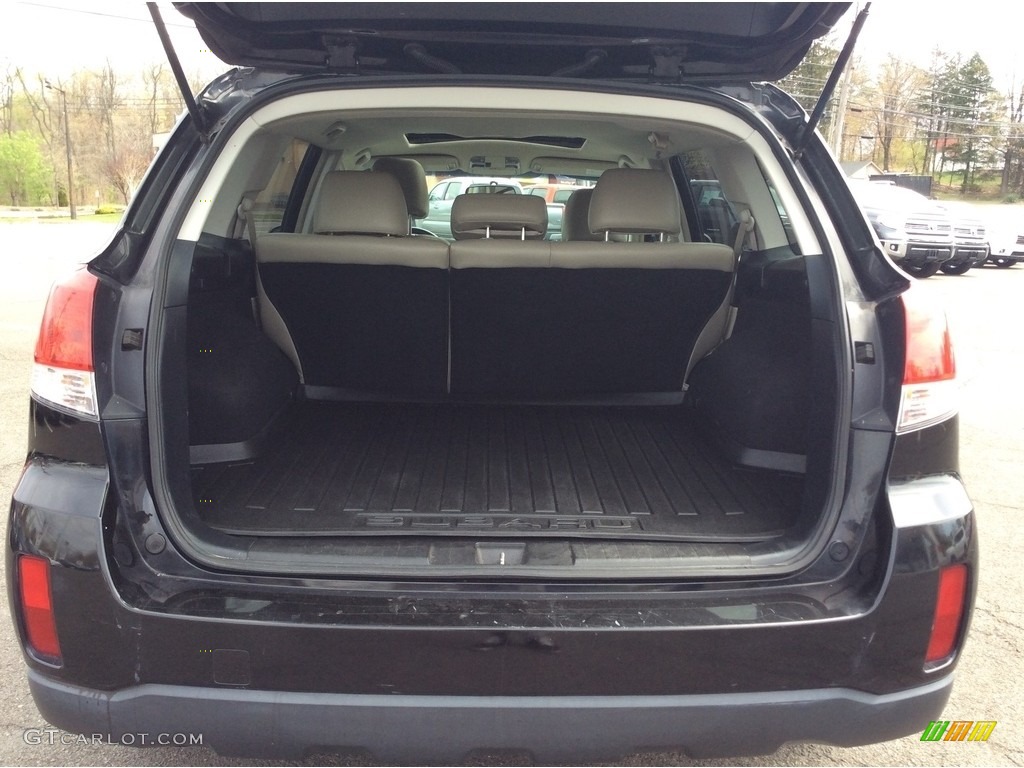 2010 Outback 2.5i Premium Wagon - Crystal Black Silica / Warm Ivory photo #18