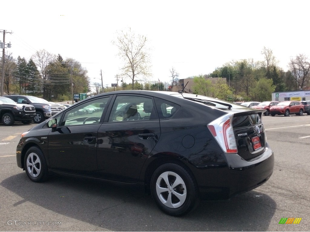 2012 Prius 3rd Gen Four Hybrid - Black / Dark Gray photo #6