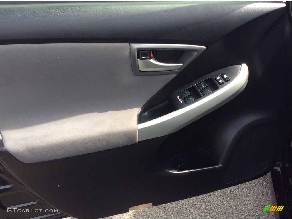2012 Prius 3rd Gen Four Hybrid - Black / Dark Gray photo #7