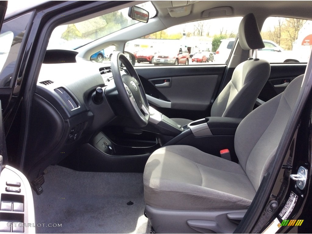 2012 Prius 3rd Gen Four Hybrid - Black / Dark Gray photo #10