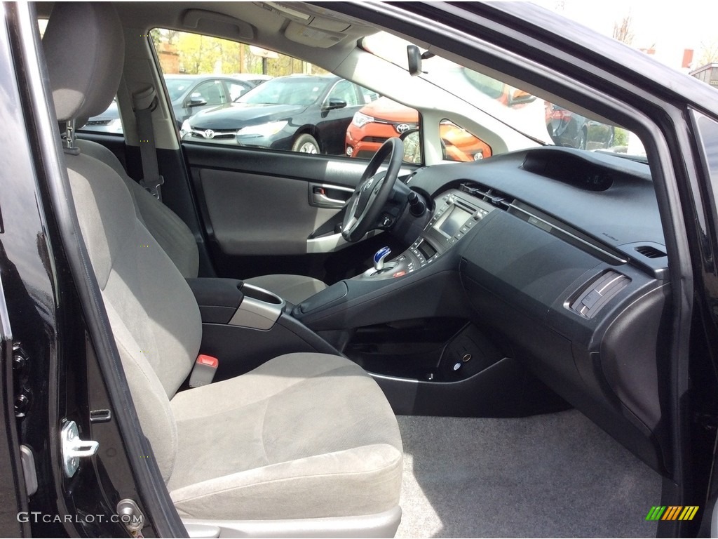2012 Prius 3rd Gen Four Hybrid - Black / Dark Gray photo #19