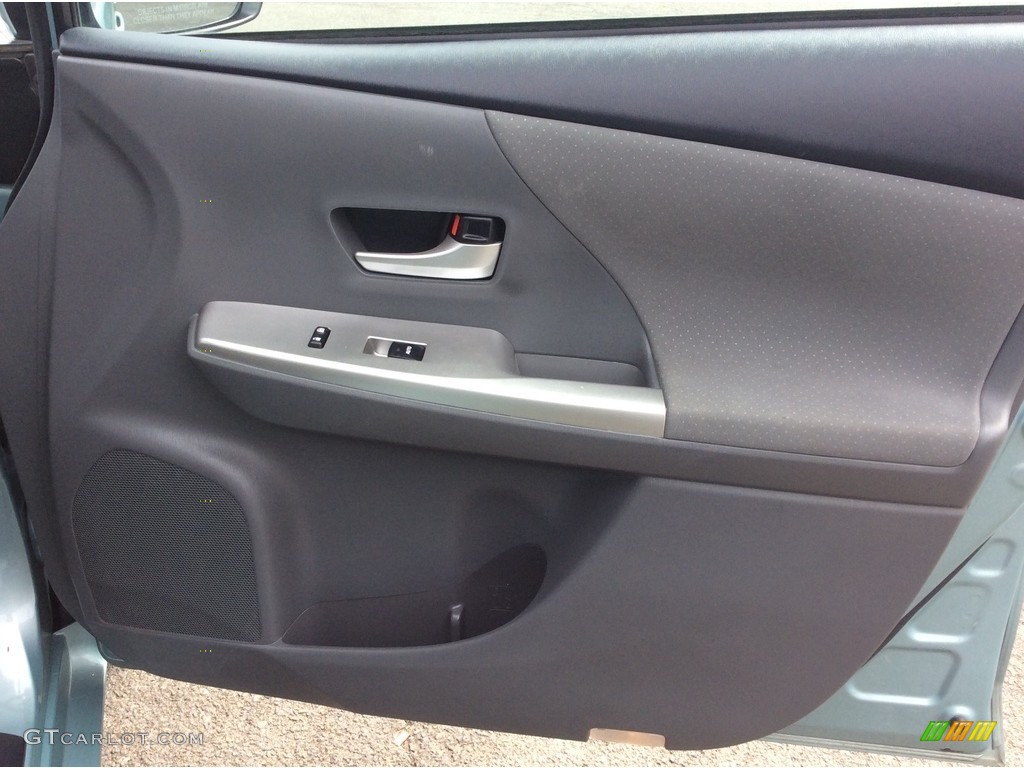 2013 Prius v Five Hybrid - Sea Glass Pearl / Misty Gray photo #19