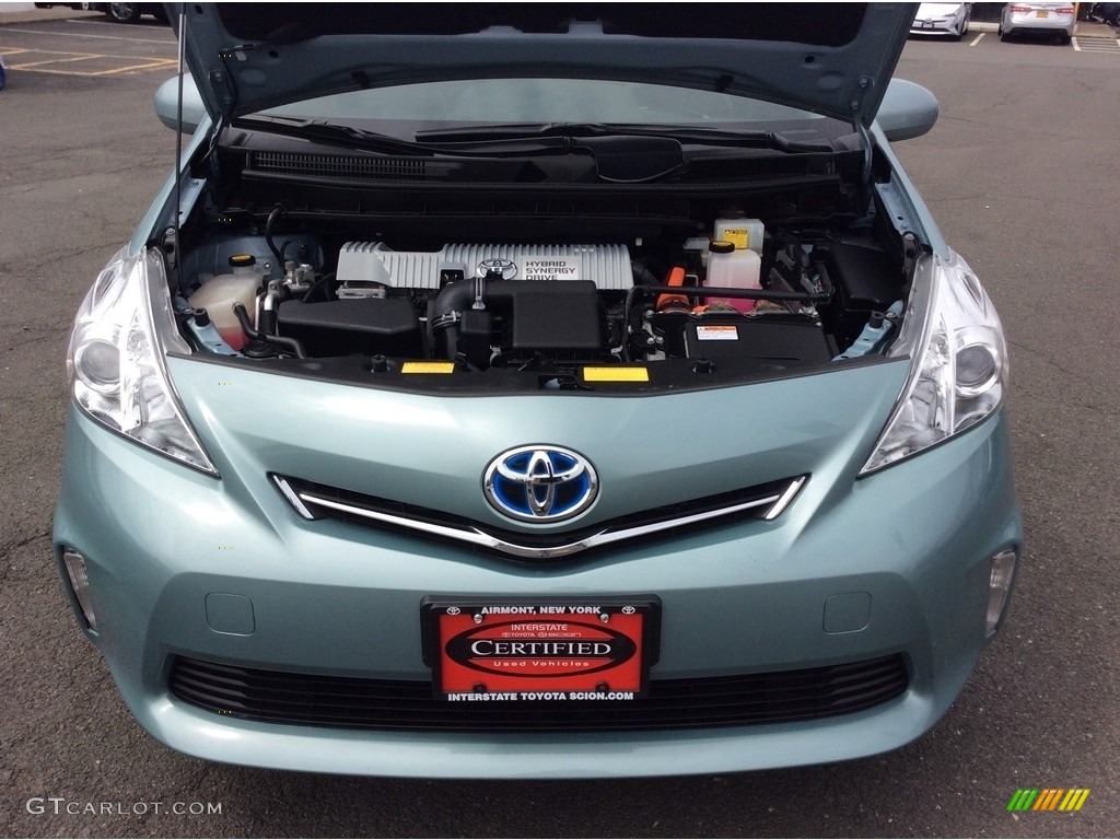 2013 Prius v Five Hybrid - Sea Glass Pearl / Misty Gray photo #23