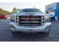 2016 Quicksilver Metallic GMC Sierra 1500 SLT Crew Cab 4WD  photo #2