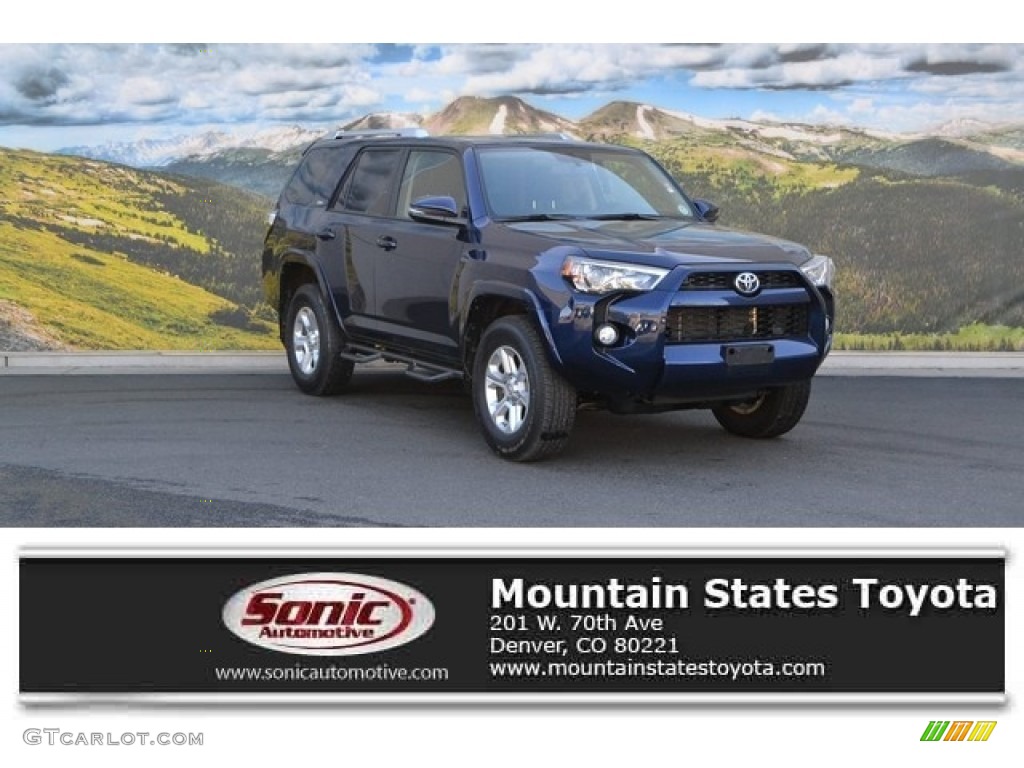 2015 4Runner SR5 Premium 4x4 - Nautical Blue Metallic / Black photo #1