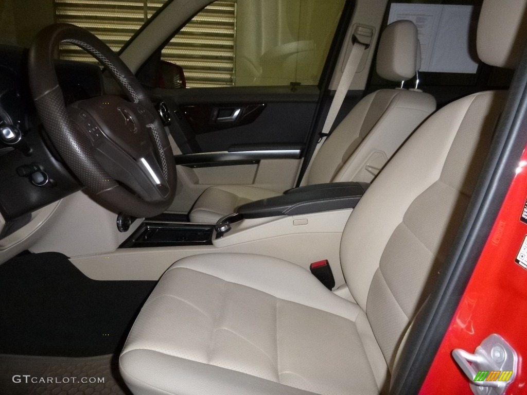 2014 GLK 350 4Matic - Mars Red / Almond Beige/Mocha photo #5