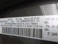PAU: Granite Crystal Metallic 2017 Chrysler Pacifica Touring L Color Code