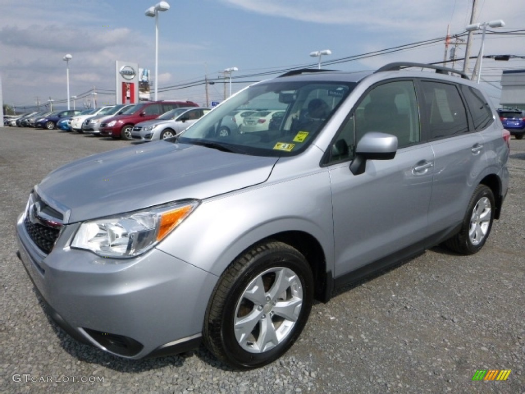 2015 Forester 2.5i Premium - Ice Silver Metallic / Black photo #12