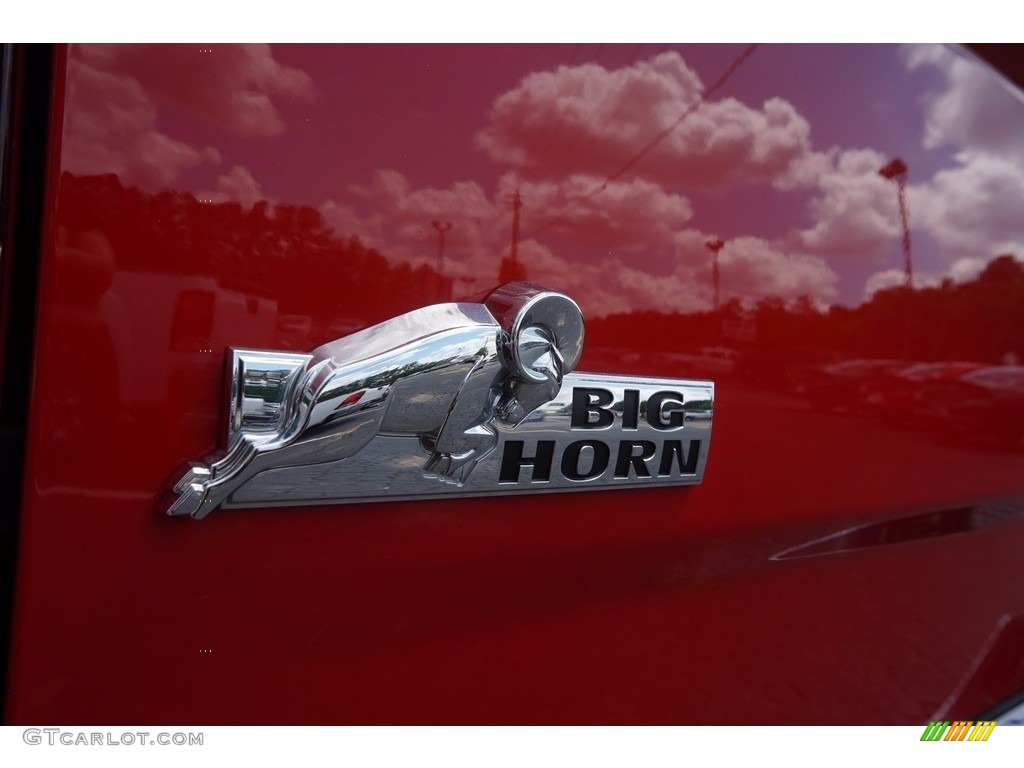 2015 1500 Big Horn Quad Cab - Flame Red / Black/Diesel Gray photo #16