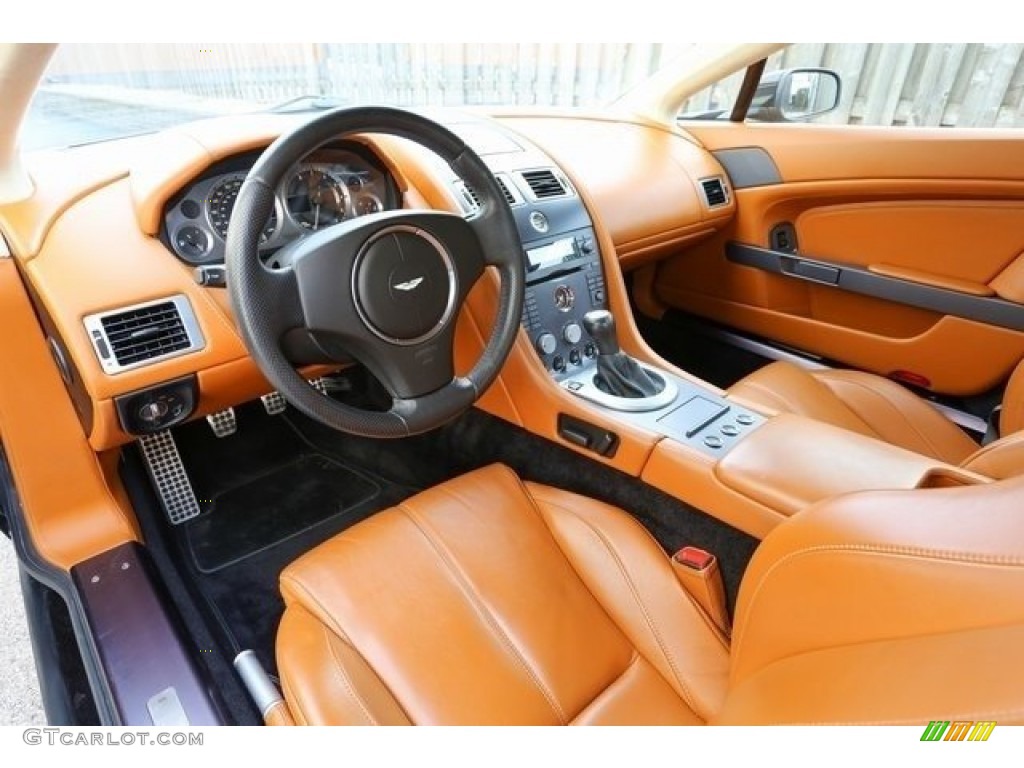 Kestrel Tan Interior 2007 Aston Martin V8 Vantage Coupe Photo #112581399