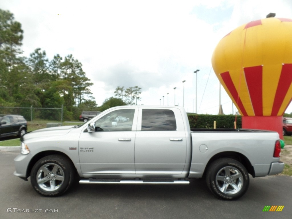 2015 1500 Express Crew Cab - Bright Silver Metallic / Black/Diesel Gray photo #2