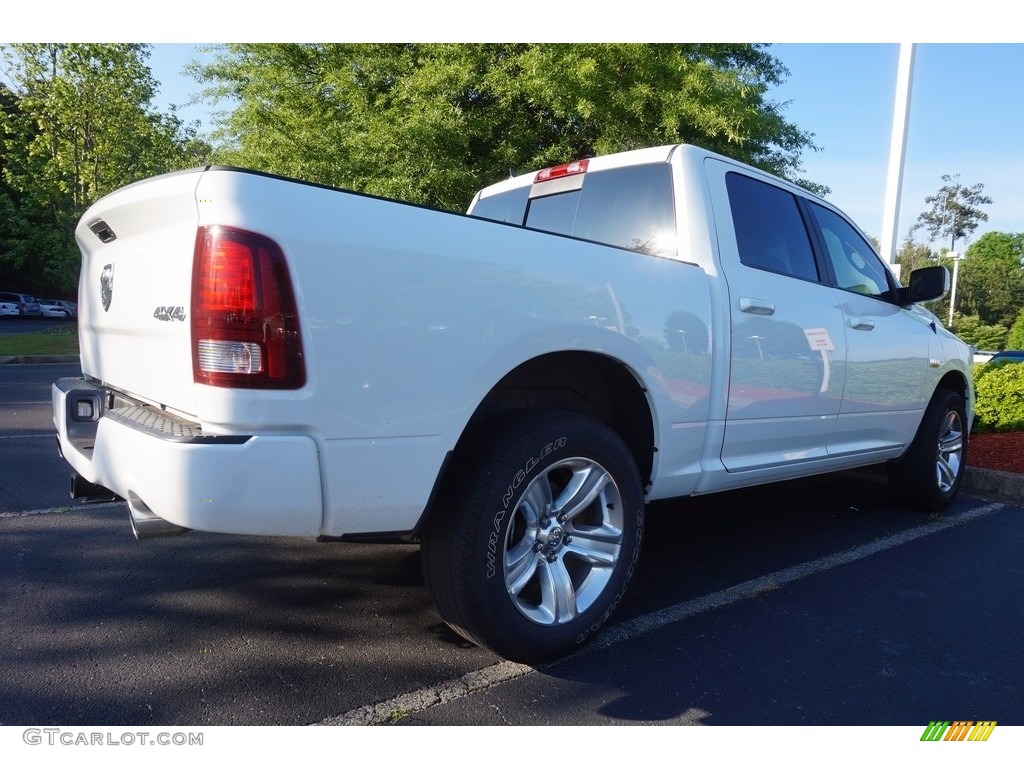 2014 1500 Sport Crew Cab 4x4 - Bright White / Black photo #3