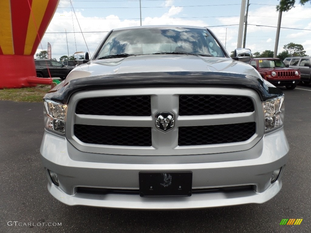 2015 1500 Express Crew Cab - Bright Silver Metallic / Black/Diesel Gray photo #13