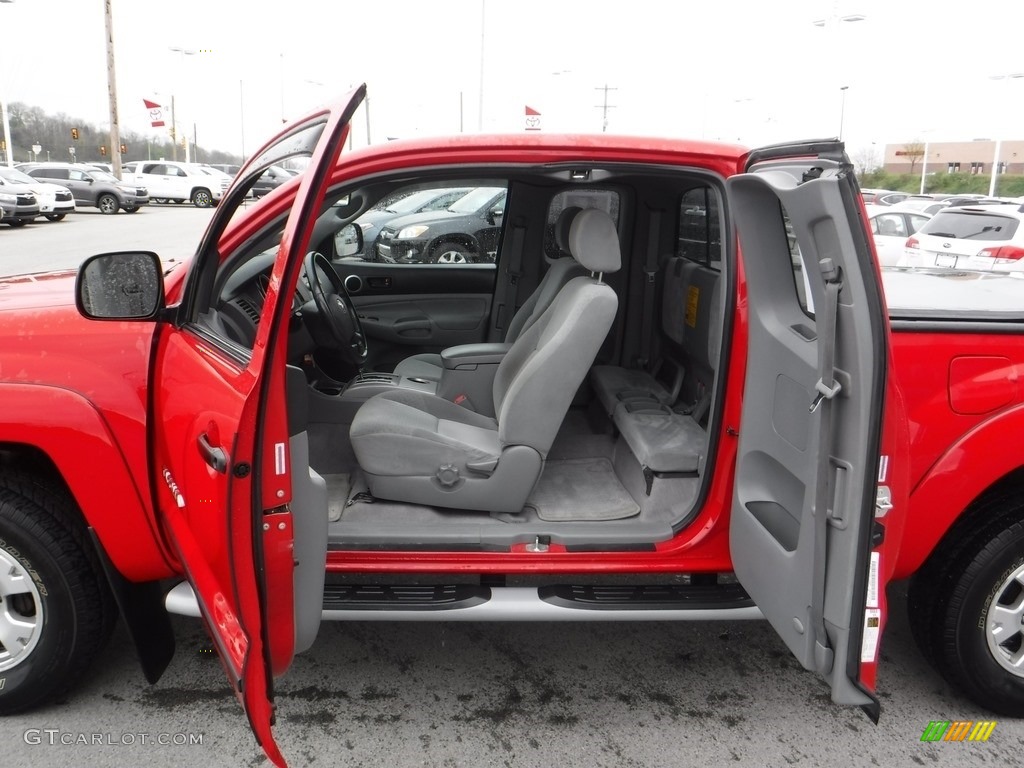 2008 Tacoma V6 SR5 Access Cab 4x4 - Radiant Red / Graphite Gray photo #13